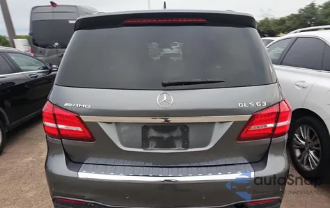 2019 Mercedes-Benz Gls 63 Amg 4Matic z USA, uszkodzony, nr VIN 4JGDF7FE8KB219514